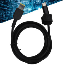 Typ-C-zu-Quadrat-Port Schnellladekabel für Laptop 65W 1,5m PD-Netzstromkabel
