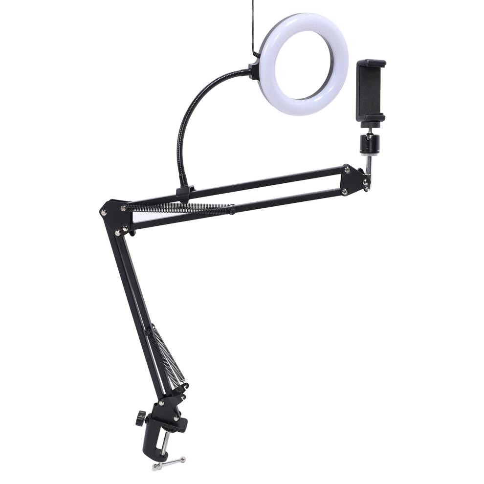 Ring With Articulating Phone Mount & Overhead Arm For Video, Vlog, Live Streaming Light 8431358930237