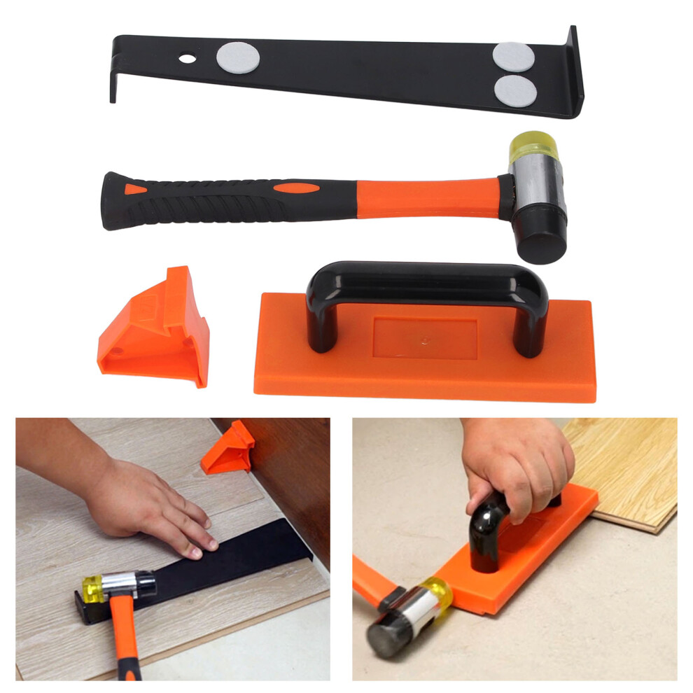23 Pcs Laminate Flooring Tools Set With Mallet, Pull Bar & Spacers 7901358932186