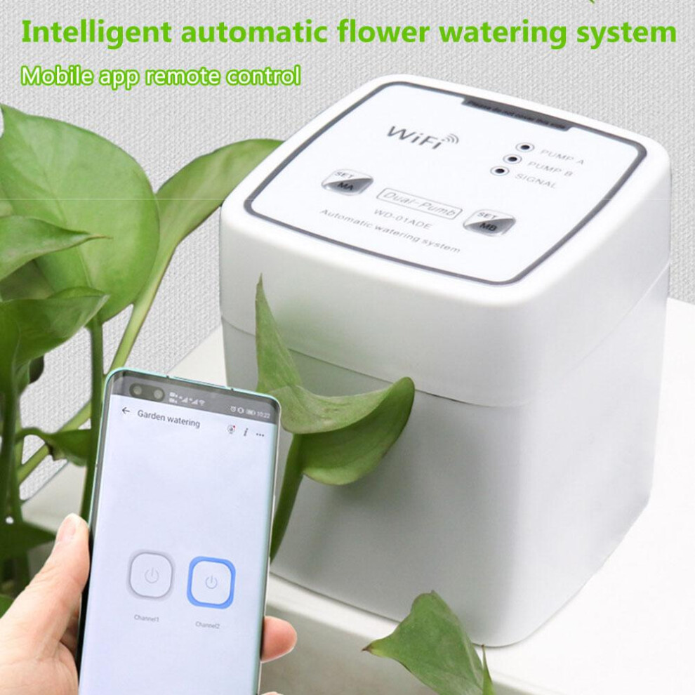 WiFi Double Pump Smart Watering Timer, 0-50, AA Battery, App Control-image-OPC-PMSXJ9M-NEW