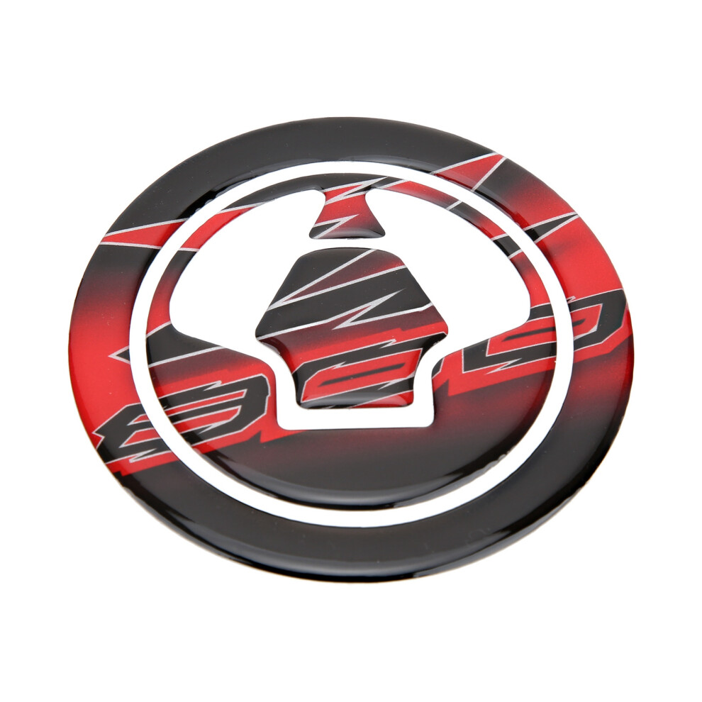 Kawasaki Z800 Tank Cover Decal With Resin Epoxy Protection Colour Black/Red 9431358934067