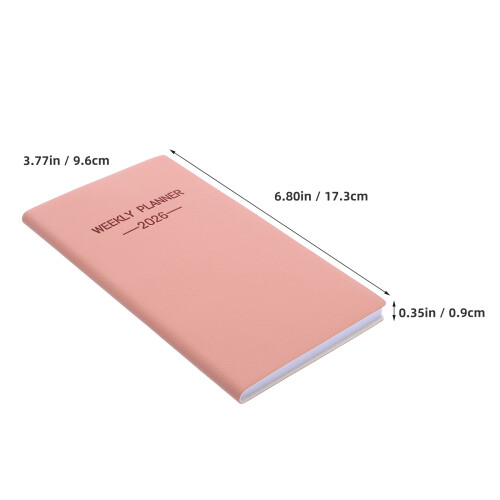 A6 Agenda Settimanale Con Copertina In PU E Blocco Note 1