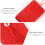 2Pcs Red Envelope Brocade Silk Chinese Hongbao 9