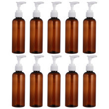 10Stk Braune Emulsionsflaschen Mit Pumpe Leicht Für Reisen Und Shampoo