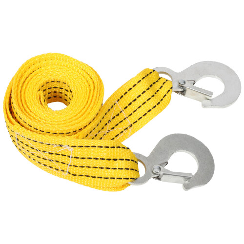 Câble De Remorquage En Nylon Jaune Avec Crochet En Forme D'Aigle
