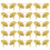 30Pcs Flat Metal Leaf Push Pins Decorative Thumbtacks for Home Office 10
