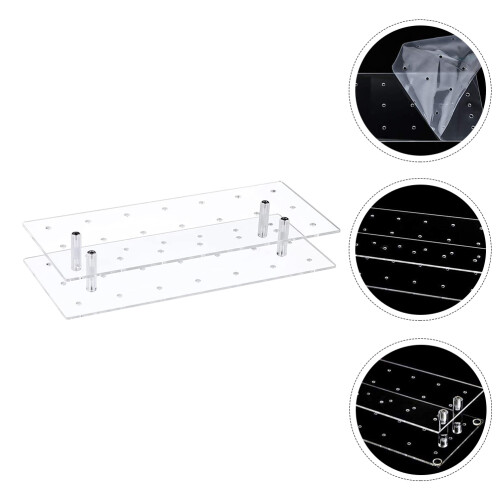 1 Suporte Acrílico Para Expositor Doces Transparente 2
