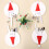 10pcs Santa Hat Silverware Holder Pockets Cutlery Bag Cover 6