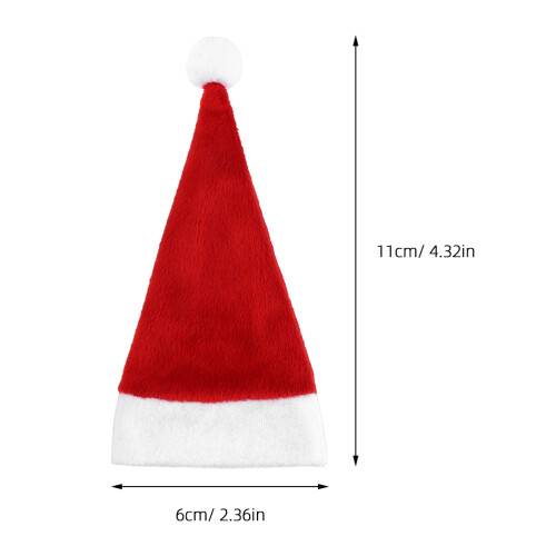 10pcs Santa Hat Silverware Holder Pockets Cutlery Bag Cover 1