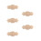 5Pcs Solid Wood Rabbit Chew Pads Bunny Scratch Boards for Nail Care 10