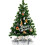 2Pcs Silver Christmas Cards Plastic Xmas Tree Decorations 11