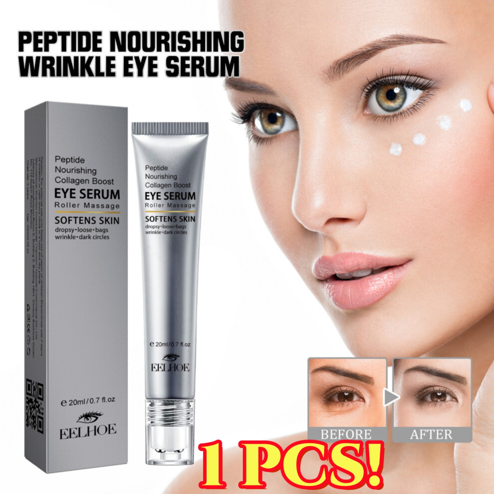 Peptide Nourishing Collagen Boost Eye Serum Roller Massage, For Eye Bags, Wrinkle and Dark Circles-image-OPC-PMSXWXT-NEW