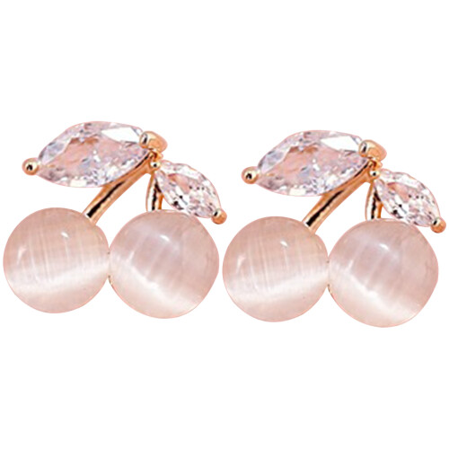 3 Par Opal Stud Öronringar Körsbär Förtrollande Örsmycke 1