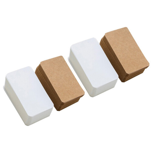 4 Förpackningar Blankokort, Visitkort, Mini Meddelande Kort 2