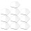 10Pcs Hexagonformade Sitskyltar Akryl Platskort För Fester 1