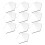 10Pcs Hexagonformade Sitskyltar Akryl Platskort För Fester 5