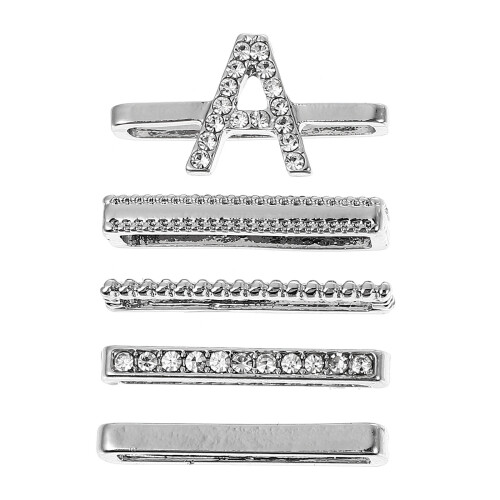 5St Zinklegeringscharms Ringslängar Kompatibla 38Mm 1