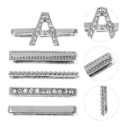 5St Zinklegeringscharms Ringslängar Kompatibla 38Mm 2