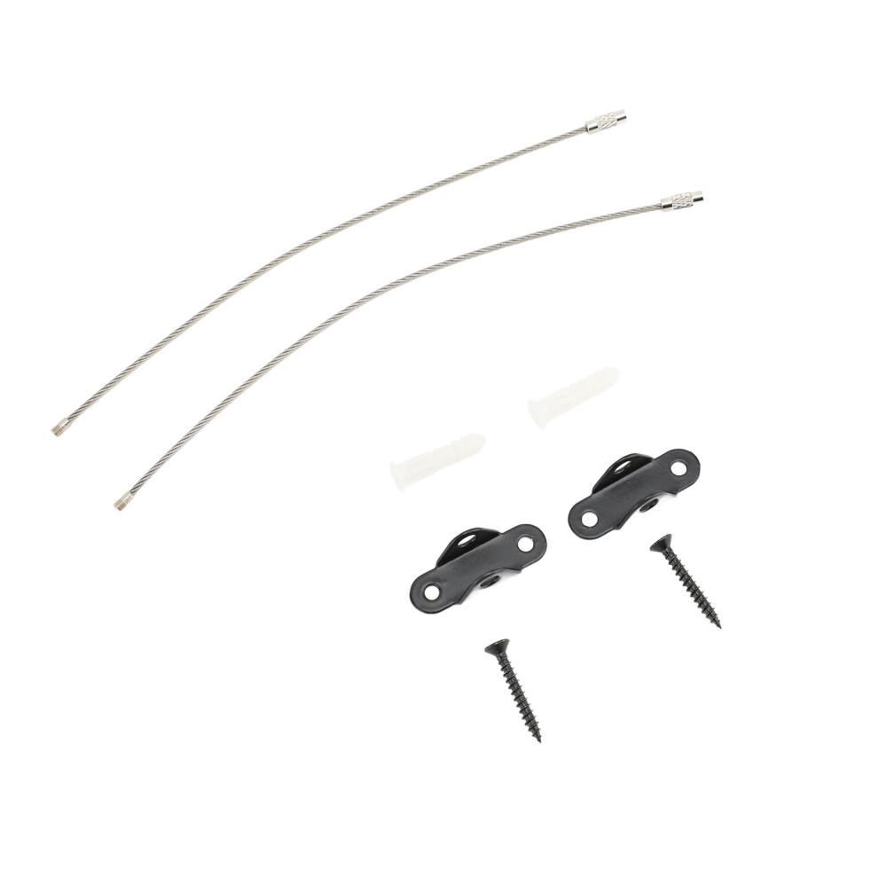 Stainless Steel Furniture Wall Anchors Anti-Tip Safety Straps Kit 8331358936683