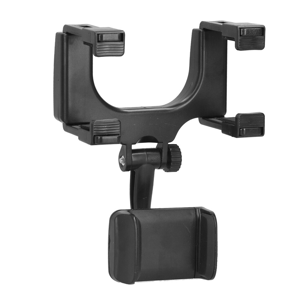 Rearview Mirror Phone Mount Stand 360 Rotation Holder For 3-6.5In Cell Phones 9471358937576