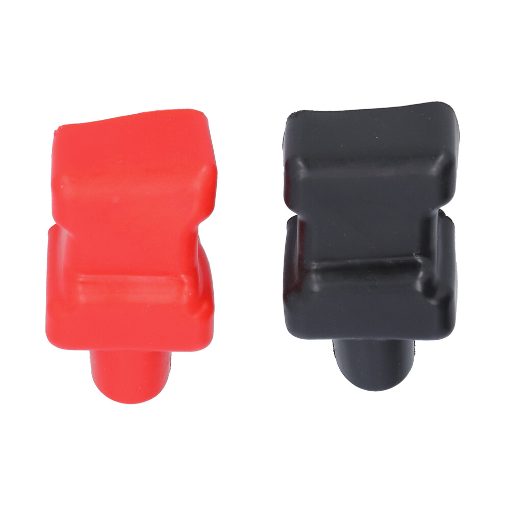 Universal 2Pcs Battery Terminal Cover Rubber Caps Protectors For Car Batteries 4651358937539