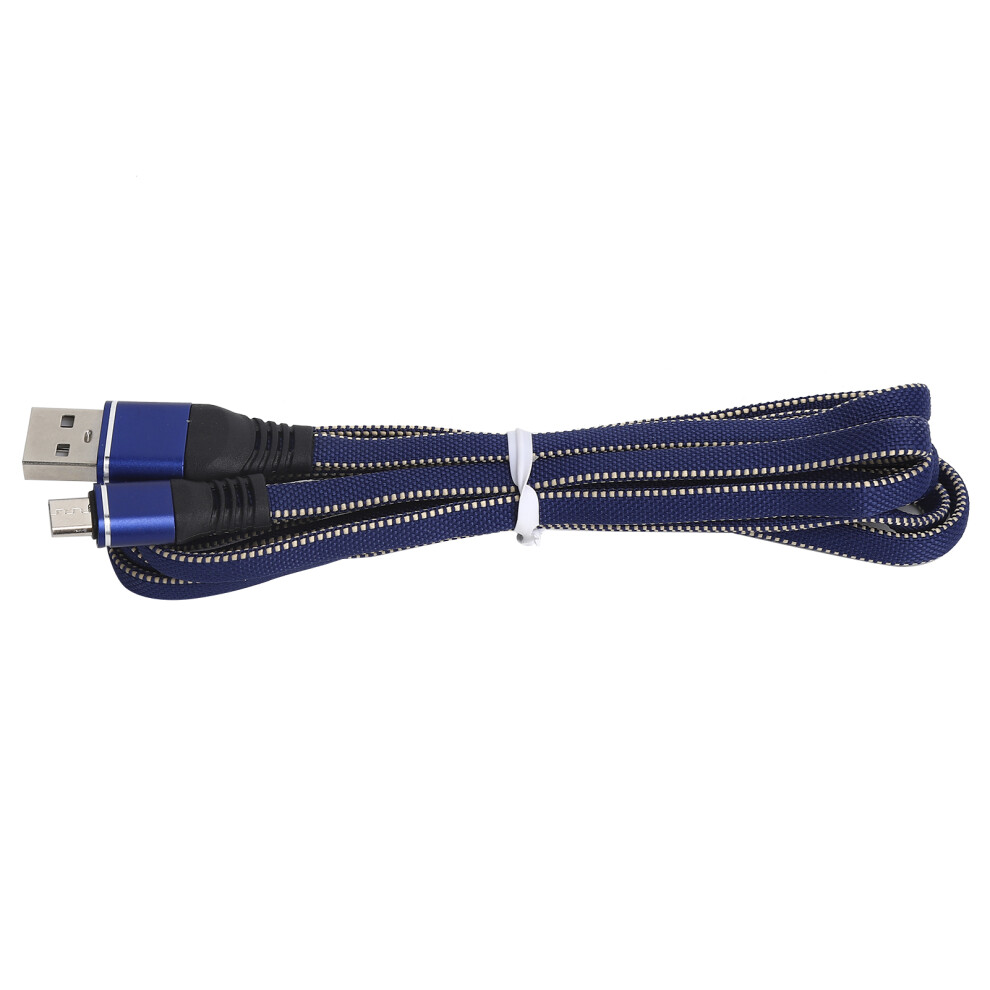 Quick Charge Micro USB Cable 1.5m Nylon Braided for Android Phones Blue-image-OPC-PMSY7WV-NEW