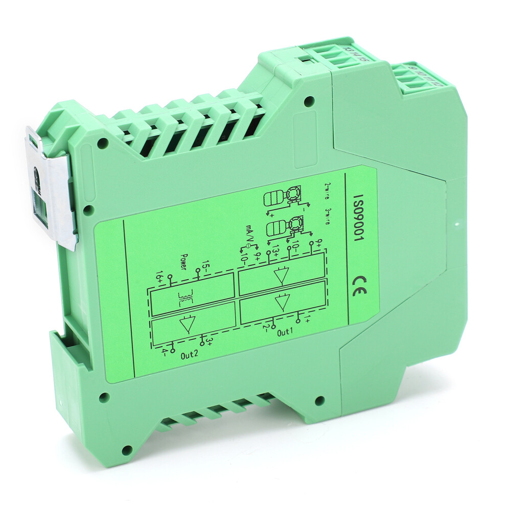 Current Voltage Transmitter Dc Signal Isolator Din Rail 0-10V To 4-20Ma 9401358939706