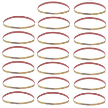 20 Stück 330x10mm Schleifband für Schleifmaschine 60# Schleifstreifen