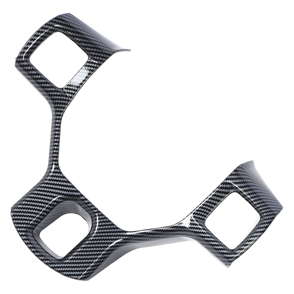 Abs Carbon Fiber Steering Wheel Cover Trim For 1500/2500/3500 2011-2018 8491358940193
