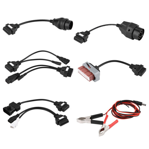 8pcs Car Diagnostic Tool Cables Adapter OBD2 Interface for Vehicles 1