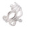 En Styk Metall Punkarmband Ormliknande Design 1