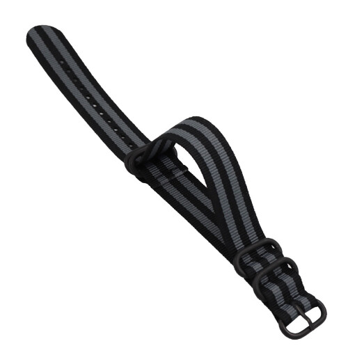 1 Stycke Justerbart Nylonurband 22 Mm Randigt 2
