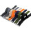 1 Stycke Justerbart Nylonurband 22 Mm Randigt 9