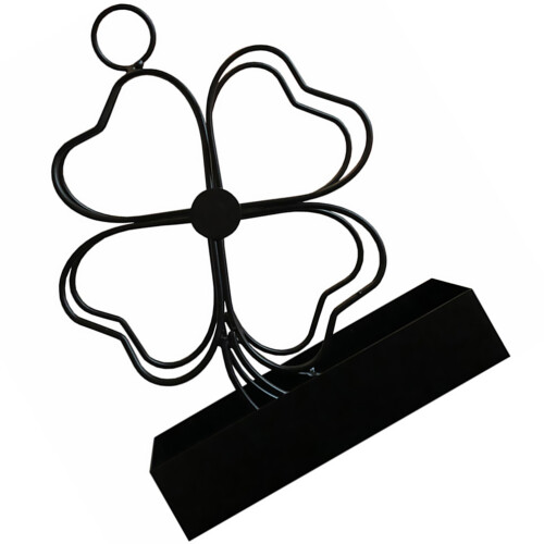 Black Iron Holder Tray for Home Use