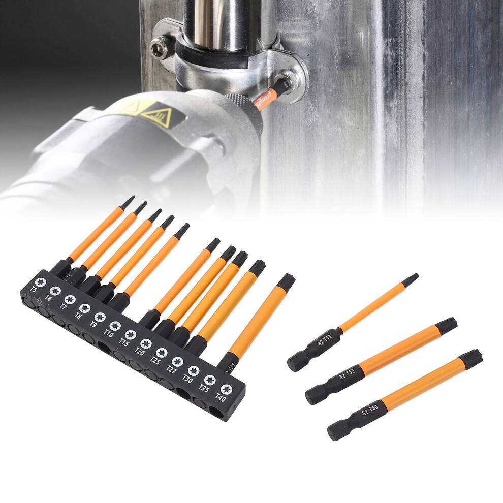 13Pcs Star Bits Set 75Mm S2 Steel T5âT40 Screwdriver Bits 4681358942820