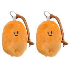8 Stycken Potatis Plush Hänglås Charms För Väska Pärm Tillbehör