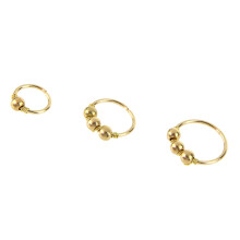 3Pcs Näsring Näsperlor 6Mm 8Mm 10Mm Guldperl