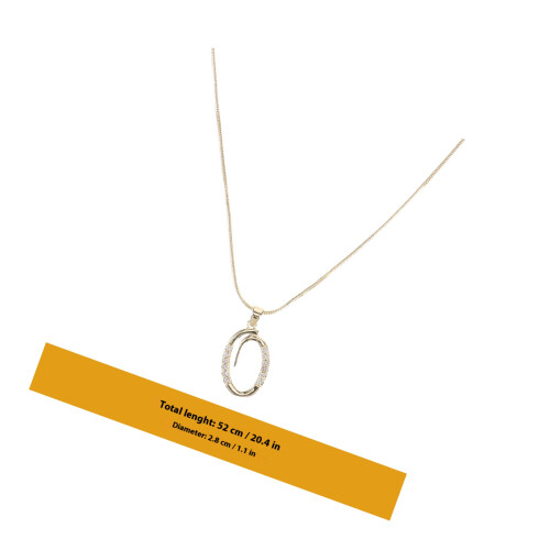 Letter Hängsmycke I , Halsband För Flickor O 1