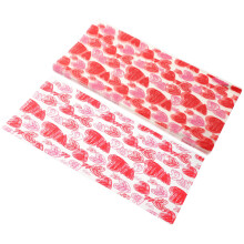 100 Pcs Multi-Use Candy Bags Clear Favor Love Heart Pattern