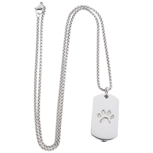 Urn Pendant Halsband För Husdjursaskor, Minnesmedaljong 1