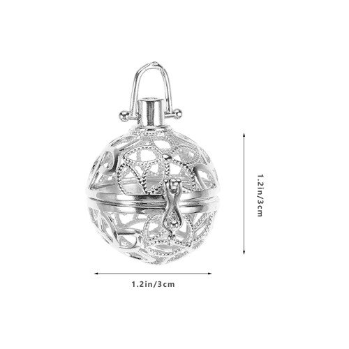 5St Aromaterapi Oljediffusör Halskedja Pändel Locket ( Guld) 2