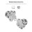 5 Stycken Charms Urrem Nails Dekorativa 11