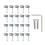 Thickened Aluminum Satellite Pipe Adapter Mount Kit for Gen 3 V3 12