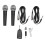 2PCS Wireless Dynamic Microphone Set with Receiver for Karaoke & Singing 2