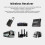 2PCS Wireless Dynamic Microphone Set with Receiver for Karaoke & Singing 9