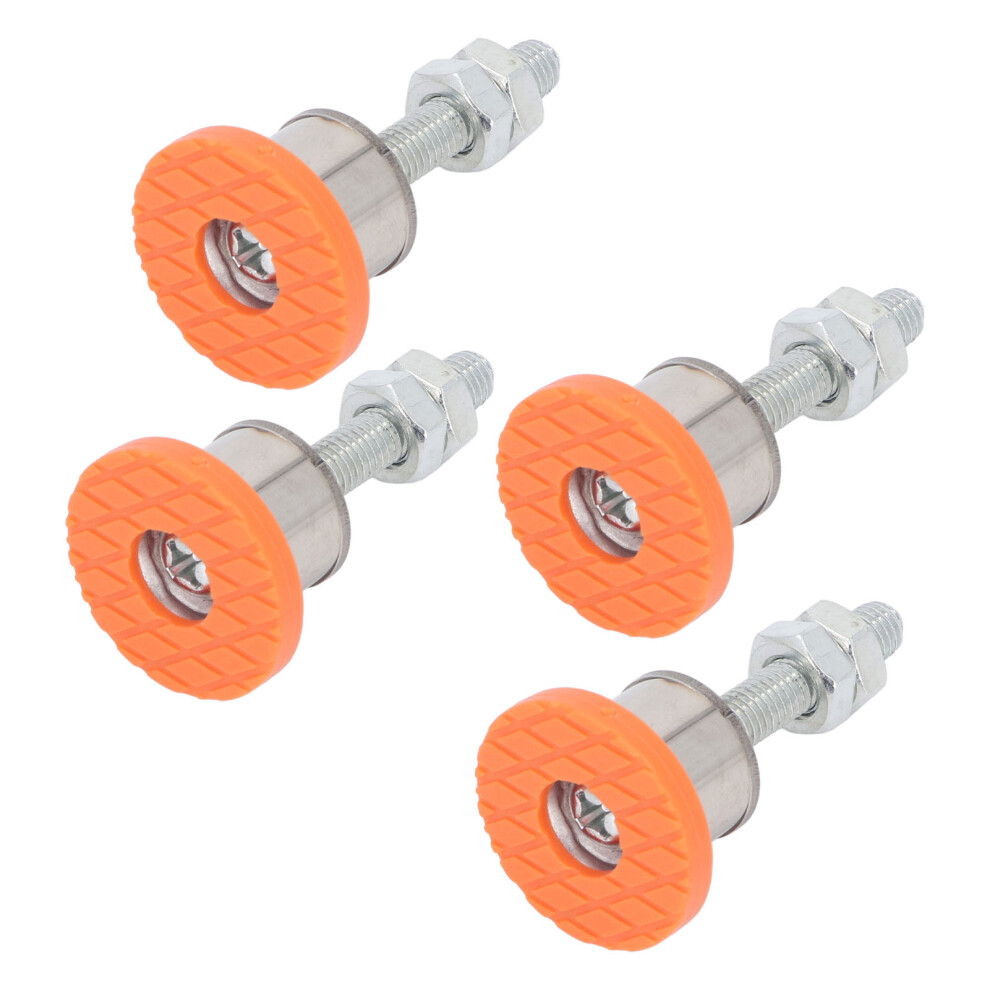 4 Pcs Stainless Steel Pvc Anti Slip Cutting Machine Foot Pads Heavy Duty Leveler 4331358946068
