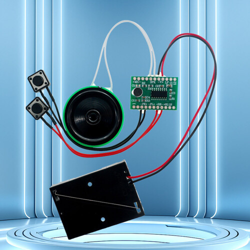 60s Voice Greeting Card Module, 10cm Cable, Loop Playback, DIY Sound Recorder 2