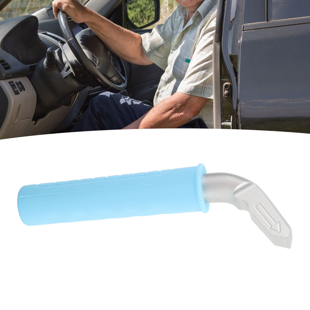 2Pcs Aluminum Alloy Car Handle Assist Non Slip Support Bars Blue Lightweight Ergonomic 8701358947666