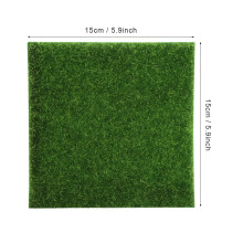 10 Stück Kunstgrasmatte künstlicher Rasen für Garten & Heimdekoration