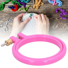 Bunter Kunststoff-Perlenstich-Nähring 3 Zoll für DIY-Basteleien